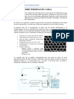 Perdida de Carga Acero Galvanizado