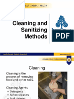 Cleaning and Sanitizing Methods PDF