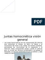 Finalidad de Las Juntas Homocinéticas