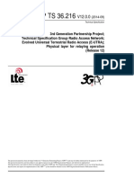 Evolved Universal Terrestrial Radio Access (E-UTRA) Physical Layer For Relaying Operation