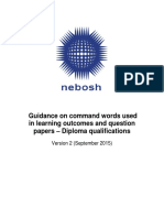 Guidance On Command Words Used in Learning Outcomes and Question Papers DIPLOMA v2 Sept15 (010915 Rew) 179201551521 - NoRestriction