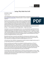 Michael Burry Op-Ed Contributor - I Saw The Crisis Coming. Why Didn't The Fed