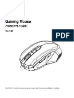 MSI Gaming Mouse User Manual