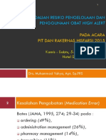 Pengendalian Resiko Pengelolaan Dan Penggunaan Obat High Alert - Fix