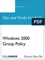 Windows 2000 Group Policy