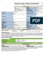 Pressure Vessel Inspection Report