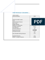 Shell Thickness Calculation ..: MAWP Design Pressure