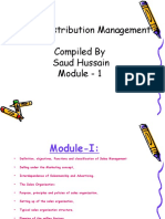 Sales Distribution Management Course