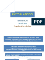 Factorii de Mediu