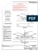 Standard Drawing 4083B Cattle Underpass Road Cross Section and Guard Fence Treatment