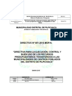 Directiva Transferencia A Centro Poblado 2012