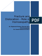 Fracture and Dislocation and Homoeopathy