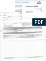 Bank Account Statement PDF