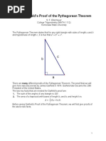 James Garfield's Proof of The Pythagorean Theorem