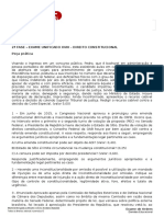 XVIII Exame de Ordem - Gabarito (Simulado) - 2 Fase - Direito Constitucional