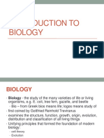 Introduction To Biology