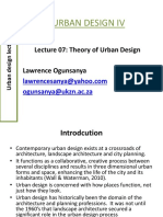 Theory of Urban Design