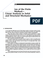 Formulation of The Finite Element Method Linear Analysis in Solid and Structural Mechanics