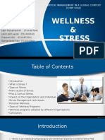 Wellness & Stress