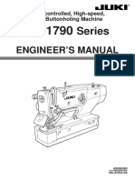 Instruction Manual Juki LBH-1790