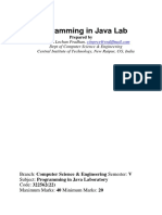 Java Lab