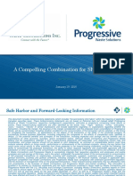 Waste Connections & Progressive Waste Merger Presentation