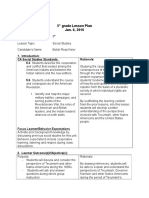 5 Grade Lesson Plan Jan. 6, 2016: CA Social Studies Standards: 5.3 Students Describe The Cooperation Rationale