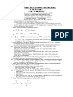 Reasoning Ques in Organic Chemistry