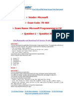 70-483 Exam Dumps With PDF and VCE Download (1-30)