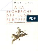 A La Recherche Des Indo-Europeens