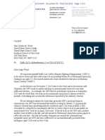 New York PI - Letter From Zuffa Requesting Ruling by 1.25