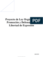 Ley para La Defensa de La Libertad de Expresión