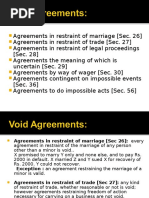 Void Agreements