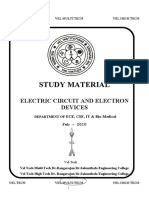 Electric Circuit &amp Electron Devices