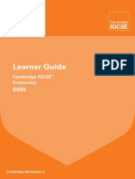 Cambridge Learner Guide For Igcse Economics PDF