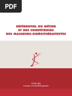 Referentiel Metiers KINESITHERAPIE