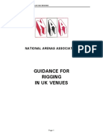 Guidance For Rigging in UK Venues