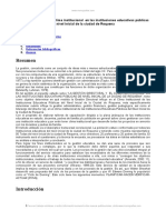 Gestion Directoral y Clima Institucional Instituciones Educativas Requena Peru