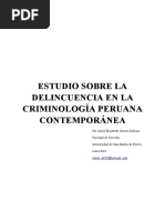 Estudio Delincuencia Criminologia Peruana