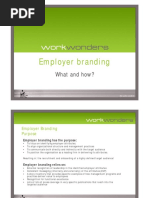 Employer Branding: What and How?