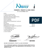 3income Statements Profit Loss S