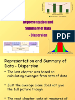 3) S1 Representation and Summary of Data - Dispersion