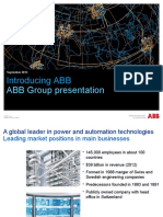 ABB Group Presentation - Sept 2013