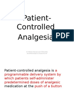 Patient Controlled Analgesia