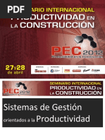 PEC Productividad en La Construcción