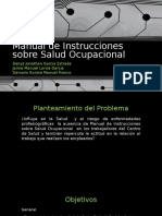 Manual de Instrucciones Sobre Salud Ocupacional