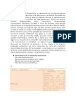 El Origen Del Estado Ecuatoriano