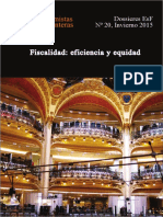 "Fiscalidad: Eficiencia y Equidad" Dossiers EsF