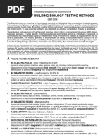 Standard: Standard of Building Biology Testing Methods