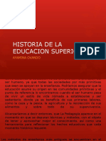 Historia Educacion Superior